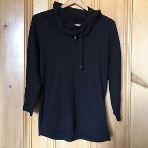 Thermal Cowl Neck w Pocket & Drawstring